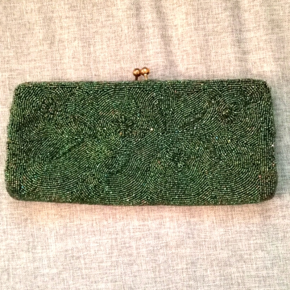 Walborg beaded clutch purse